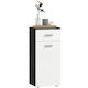 Kleankin Bathroom Cabinet L35xW30xH77.5cm White