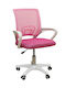 Kids Desk Chair with Armrests Pink