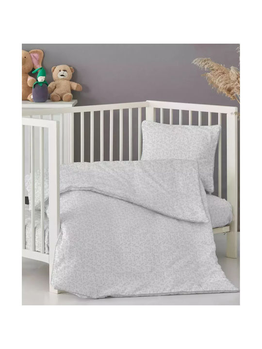 Kentia Kounelito A Baby Sheets Set Crib Cotton White 3pcs