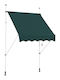 Costway Terrace Wall Tent Green 1.5x2cm