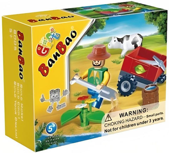 Banbao Gardener Building Blocks For Ages 5+ 26 Pieces