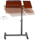 Relaxdays Stand für Laptop bis zu 19" Rot