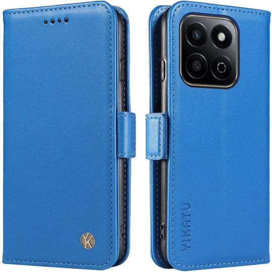 Yikatu Book Δερματίνης / Σιλικόνης Μπλε (Honor 200 Smart)