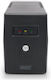 Digitus UPS Line-Interactive 600VA 360W με 2 Schuko Πρίζες