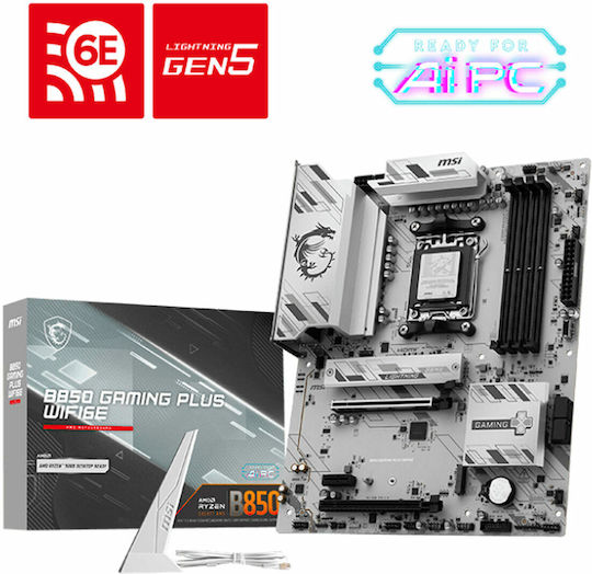 MSI B850 Gaming Plus Wifi6E Placă de bază ATX cu AMD AM5 Socket