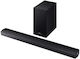 Samsung HW-B750F Soundbar 5.1 Bluetooth και HDMI με Ασύρματο Subwoofer και Τηλεχειριστήριο Μαύρο