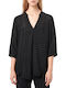 Tunika Gestreift Black