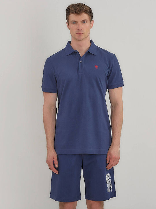Malibu Polo T-shirt Μπλε Σκούρο