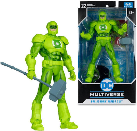 Return Superman Dc Multiverse Action Figure Hal Jordan Armor Suit 19 Cm