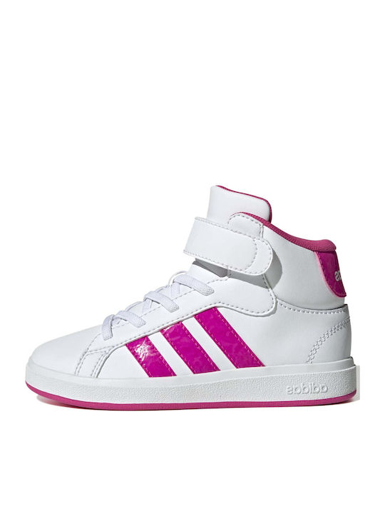 adidas Grand Court Παιδικά Sneakers High με Σκρ...