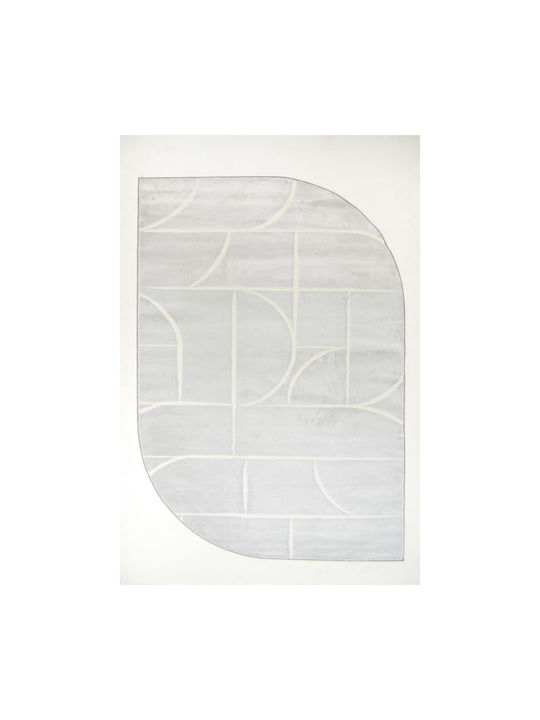 Ezzo Forma E460b2a Χαλί Τζακιού Ορθογώνιο Light Grey 160x230cm