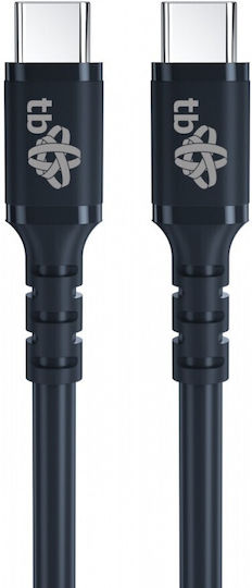 Tb Energy USB 2.0 Cable USB-C male - USB-C 60W Μαύρο 1m