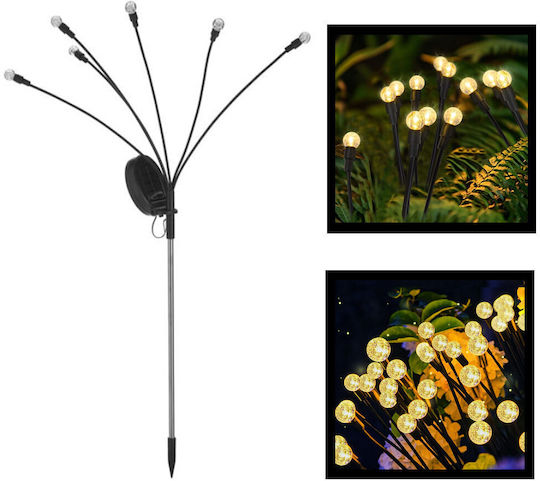Garden waterproof Spiked Solar Light Ball Warm White with Photocell