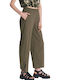 Women's Fabric Trousers Green