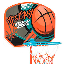 Techkidz Coș de Baschet 141cm Model Easy Stat Portocaliu