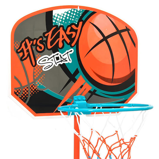 Techkidz Basketball Hoop 141cm Easy Stat Model Orange