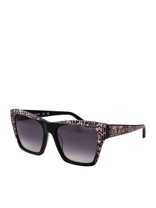 Guess Ochelari De Soare Pentru Femei Cu Ramă Neagră Din Plastic Și Lentile Gri Degrade GU00113 05B