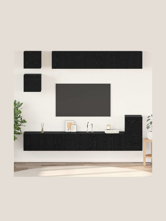 Wohnzimmer TV-Einheit Schwarze Eiche M80xB30xH30cm