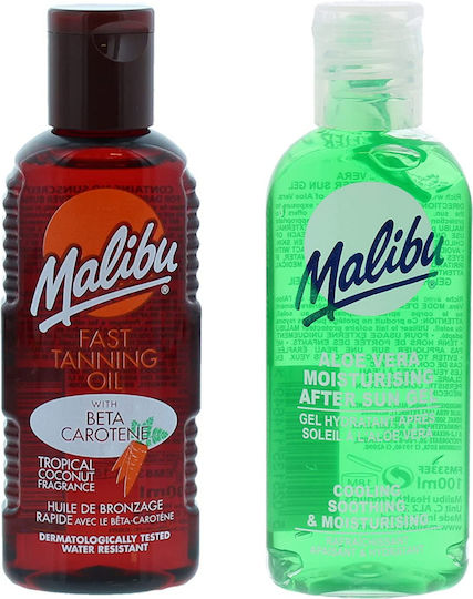Malibu Schnellbräuner Öl 100ml + Aloe After Sun 100ml