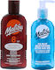 Malibu Tanning Oil Spf8 200ml + Ice Blue After Sun Gel 200ml