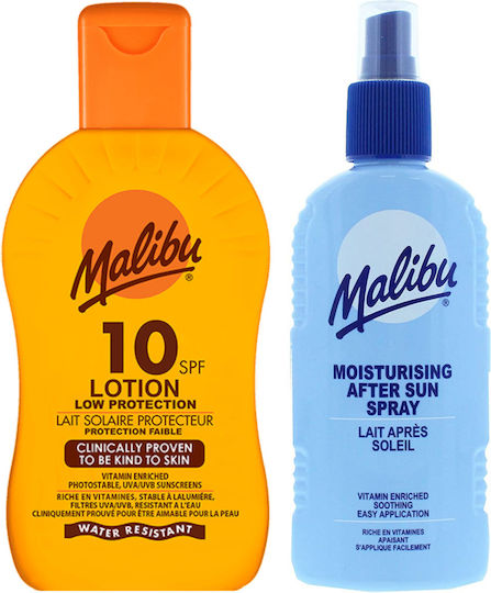 Malibu SPF10 Balsam Protector 200ml + Balsam Spray After Sun 200ml