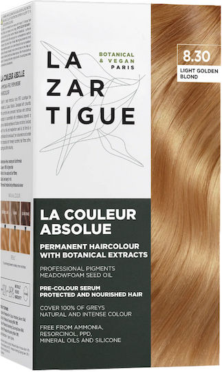 Lazartigue Vopsea de Păr 8.30 Light Golden Blond 143ml
