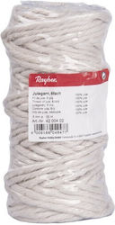 Schnürsenkel 6er Pack Jute 6 Mm Weiß 35m