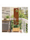 Vidaxl Decorative Garden Panel Sc Rusty 32 x 14...