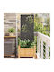 Vidaxl Decorative Garden Panel Black 50 x 140 cm