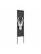 vidaXL Garden Decoration 32x1.7x140cm 876259