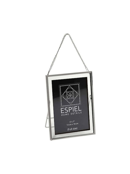 Espiel Metallic Photo Frame with Gray Frame