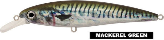 Momeli Artificiale Akami Real Minnow 10cm Macrou Verde