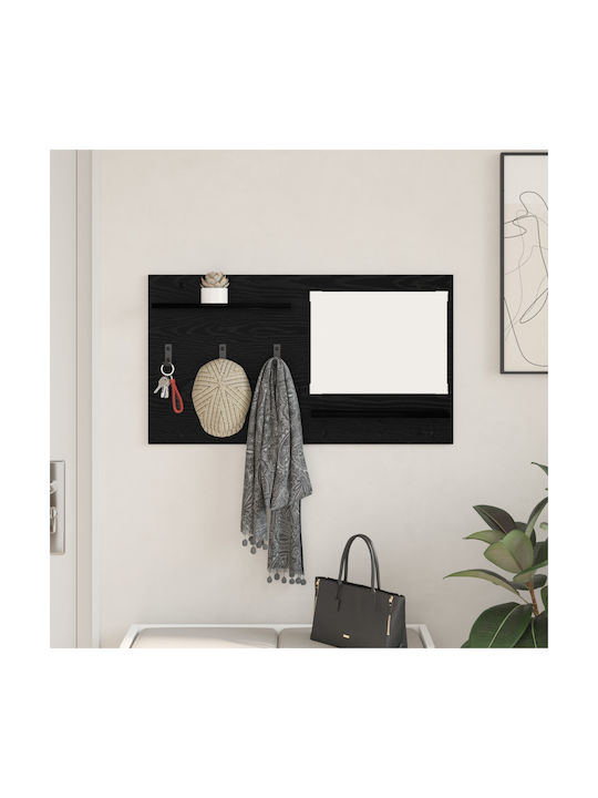 Hallway Furniture with Mirror & Hanger 90x10x50cm