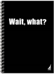 Aegean Editions Spiral Ruled Notebook A4 60 Paper Sheets Black