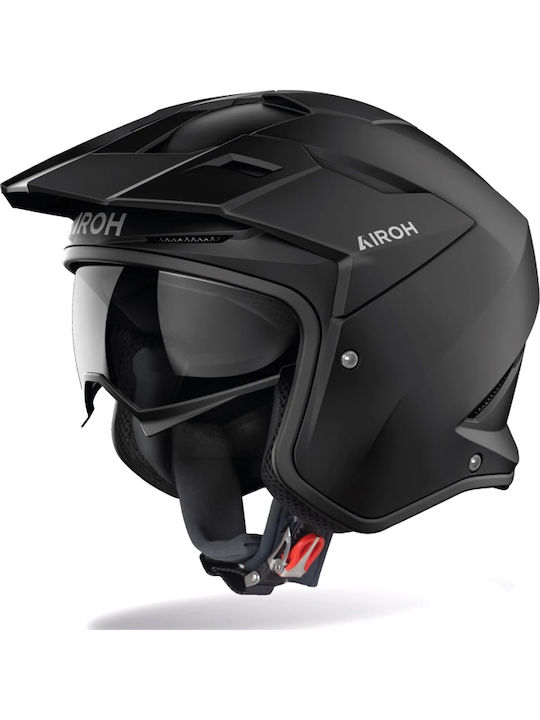 Airoh Kombakt Black Matt Motorcycle Helmet Jet ...