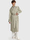 Women's Green Trench Coat