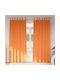 vidaXL Set Curtains with Tab Top Orange 140x260cm