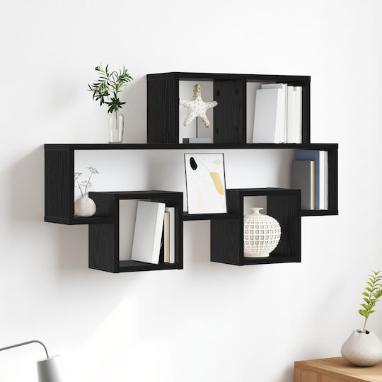 Ράφι Μαύρη Δρυς 82x15x51εκ.