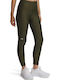 Training Damen Gekürzte Khaki Leggings
