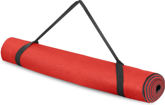 Στρώμα Γυμναστικής Yoga Κόκκινο (183x61x0.6cm)