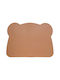 Kidnort Tischsets Silikon Braun 34.5x26.4cm
