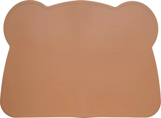 Kidnort Σουπλά Σιλικόνης Καφέ 34.5x26.4cm