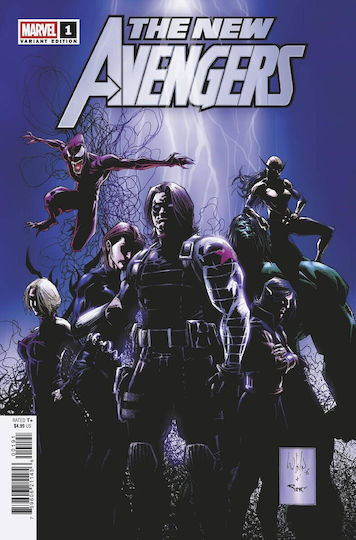 New Avengers 1 Whilce Portacio Spoiler Homage Var, Vol. 1 OMAGIU SPOILER WHILCE PORTACIO VAR