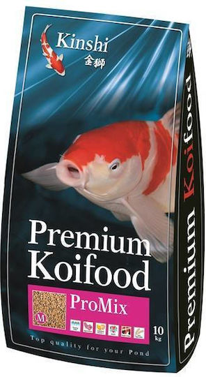 Τροφη Ψαριων Λιμνης Κοι Πελλετ Αναμικτα Kinshi Premium Koifood Promix M Τροφη Αναμικτα Πελλετ Σπεσιαλ 10 Kg