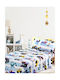Kinderbettbezug Einzel Baumwolle Carnation 165x245cm