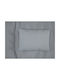 Dimcol Μαξιλαροθήκη με Φάσα Light Blue-grey 50x70εκ.