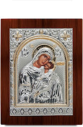 Ασημένια Εικόνα 23χ18 Εκ Γλυκοφιλούσα Prime Silver Sa306/ag