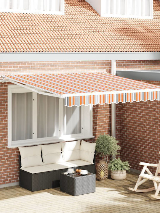 vidaXL Terrace Wall Tent with LED Light Multico...