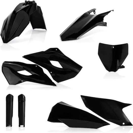 Acerbis Husqvarna Fe Te 14-15 Schwarzes Plastik Motorradteile Set