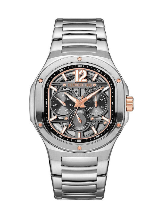Cerruti Men's Watch Battery with Silver Metal B...